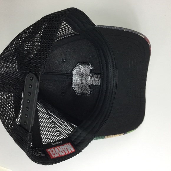 Marvel Punisher Cap Camo Men’s Adjustable Mesh Back One Size Fits Most - Picture 6 of 6